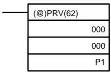 OMRON SRM1 - Utilisation de l'instruction PRV(62) - 1