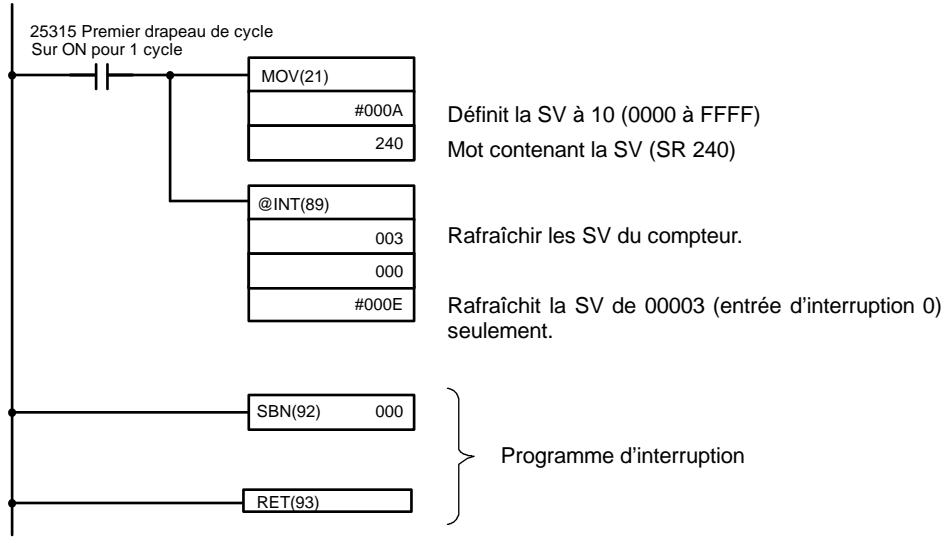 OMRON SRM1 - Exemple de programme - 1