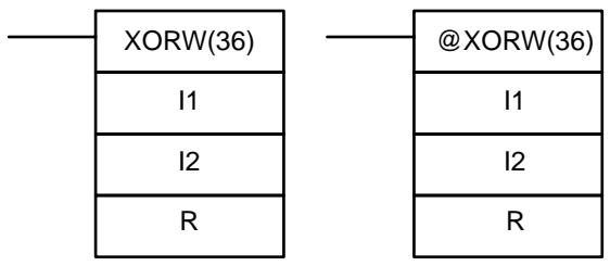 OMRON SRM1 - 7-23-4 EXCLUSIVE OR - XORW(36) - 1