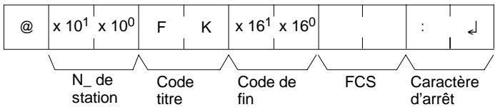 OMRON SRM1 - Format de réponse - 1