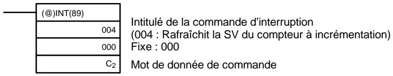OMRON SRM1 - Démarrage de la fonction de comptage et autorisation d'interruptions - 1