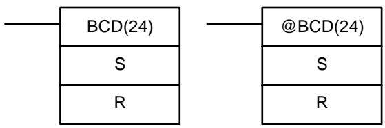 OMRON SRM1 - 7-19-2 BINARY-TO-BCD - BCD(24) - 1