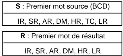 OMRON SRM1 - 7-19-3 DOUBLE BCD-TO-DOUBLE BINARY - BINL(58) - 2