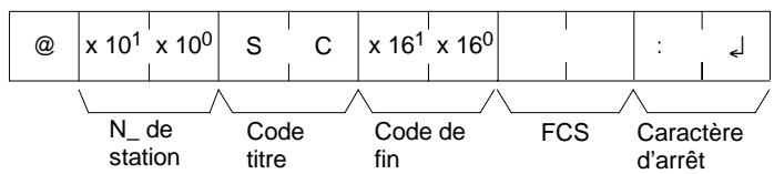 OMRON SRM1 - Format de réponse - 1