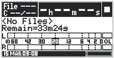 FOSTEX FR2 - Lorsqu'une carte mémoire vierge est insérée - 1