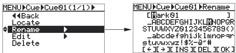 FOSTEX FR2 - 2) Sélectionnez un point de vue avec la molette [MENU], puis validez par la touche [ENTER]. - 2
