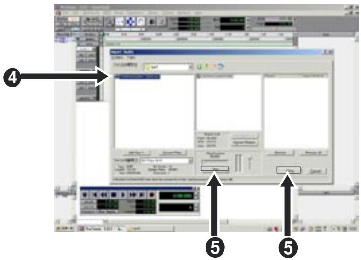 FOSTEX FR2 - Exportation de données vers une application audio (exemple) - 3