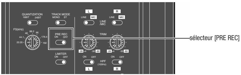 FOSTEX FR2 - Enregistrer avec la fonction PRE REC activée - 1