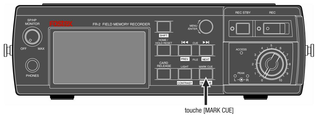 FOSTEX FR2 - Entrer un point de cue à la volée - 1
