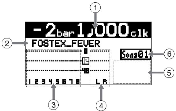 FOSTEX MR-8 HD CD - Écran Home (de base) - 1