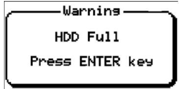 FOSTEX MR-8 HD CD - Messages d'ajretissement - 2