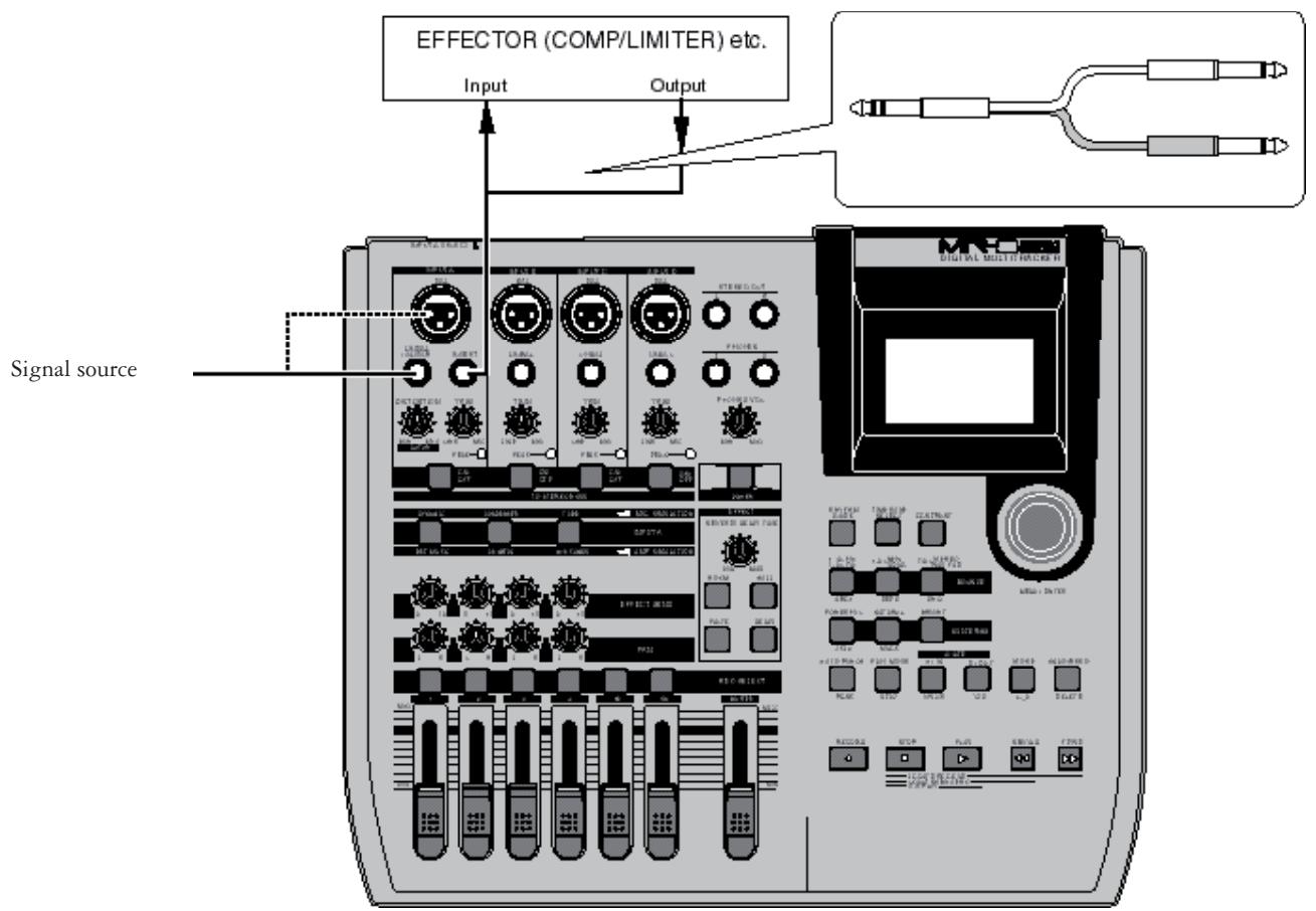 FOSTEX MR-8 HD CD - Application d'effets externes - 1