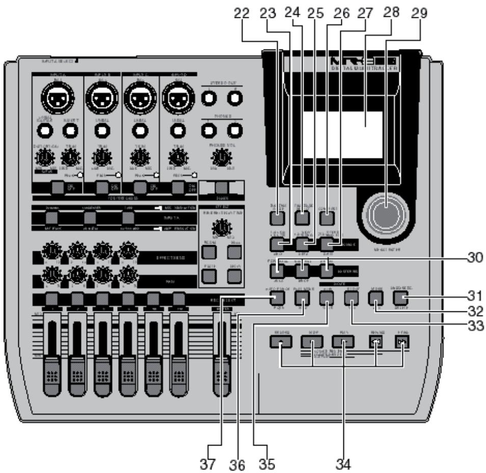 FOSTEX MR-8 HD CD - Face supérieure (partie droite) - 1