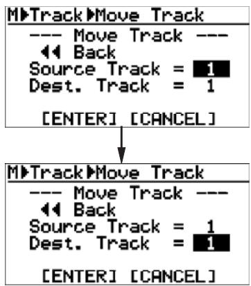 FOSTEX MR-8 HDCD - Déplacer (“move”) les données d'une piste - 5