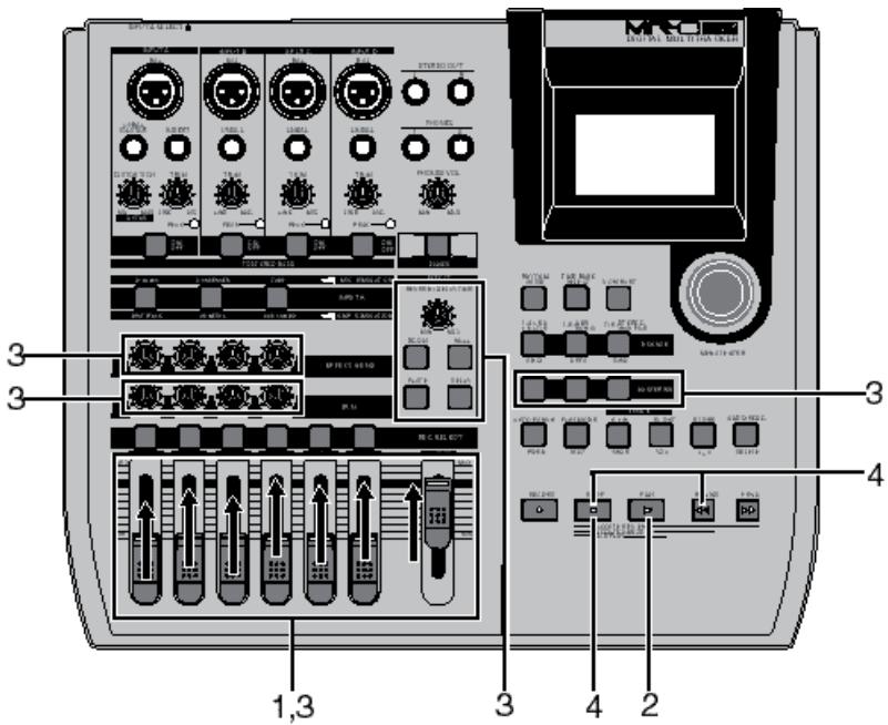 FOSTEX MR-8 HDCD - Répétition du pré-mixage de pistes - 1