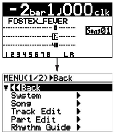 FOSTEX MR-8 HDCD - Créer un morceau pour enregistrer - 1