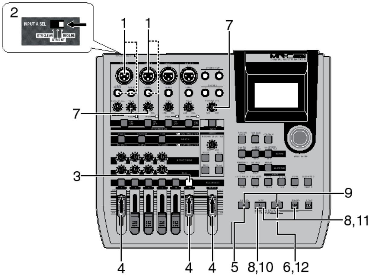 FOSTEX MR-8 HDCD - Les bases de l'overdub - 1