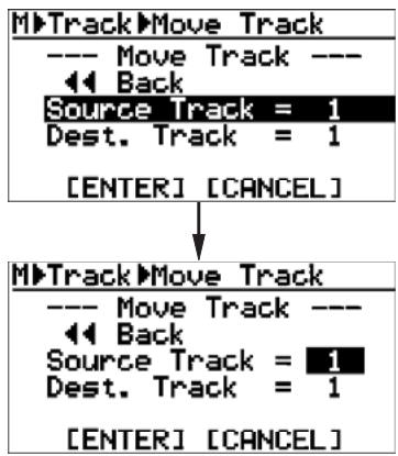 FOSTEX MR-8 HDCD - Déplacer (“move”) les données d'une piste - 4