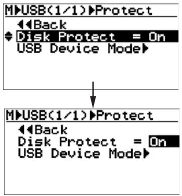 FOSTEX MR-8 HDCD - 1) Le mr-8hd/cd se trouvant à l'arrêt, appuyez sur la molette [menu/enter] pour entreren mode MENU. - 3