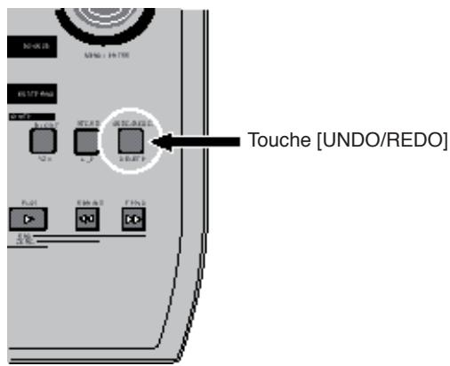 FOSTEX MR-8 HDCD - Annuler l'enregistrement (undo/redo) - 1