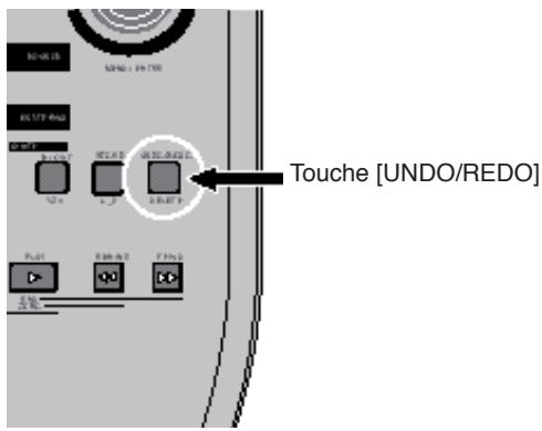FOSTEX MR-8 HDCD - Annuler l'enregistrement (undo/redo) - 1