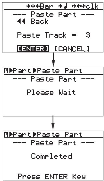 FOSTEX MR-8 MK2 - Placez le curseur sur la mention [ENTER] en bas de l'écran en tournant la molette de JOG, puis validez par la touche [MENU/ENTER]. - 1