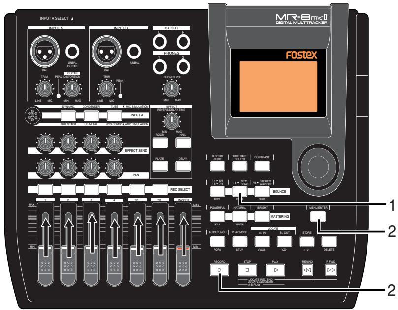 FOSTEX MR-8 MK2 - Proceder au Bounce lui-même - 1