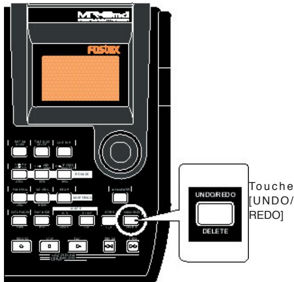FOSTEX MR-8 MK2 - Annuler I'enregistrement (Undo/Redo) - 1