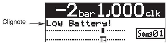 FOSTEX MR-8 MK2 - Indicateur Low Battery! - 1