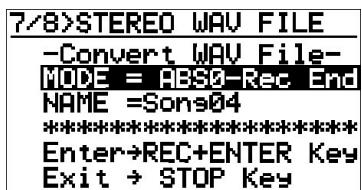FOSTEX MR-8 MK2 - Procédure de la conversion du fichier - 1