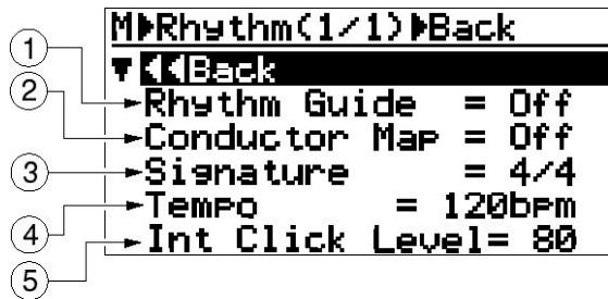 FOSTEX MR-8 MK2 - 4) Sélectionnez l'options désirée avec la molette de JOG, puis validez par [MENU/ENTER]. - 1