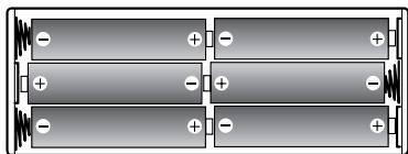 FOSTEX MR-8 MK2 - Mise en place des piles - 3