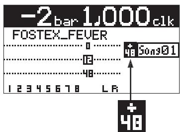 FOSTEX MR-8 MK2 - Après avoir régèle le mode de “Phantom Power”, appuyez sur [STOP] pour quitter le mode Menu. - 1