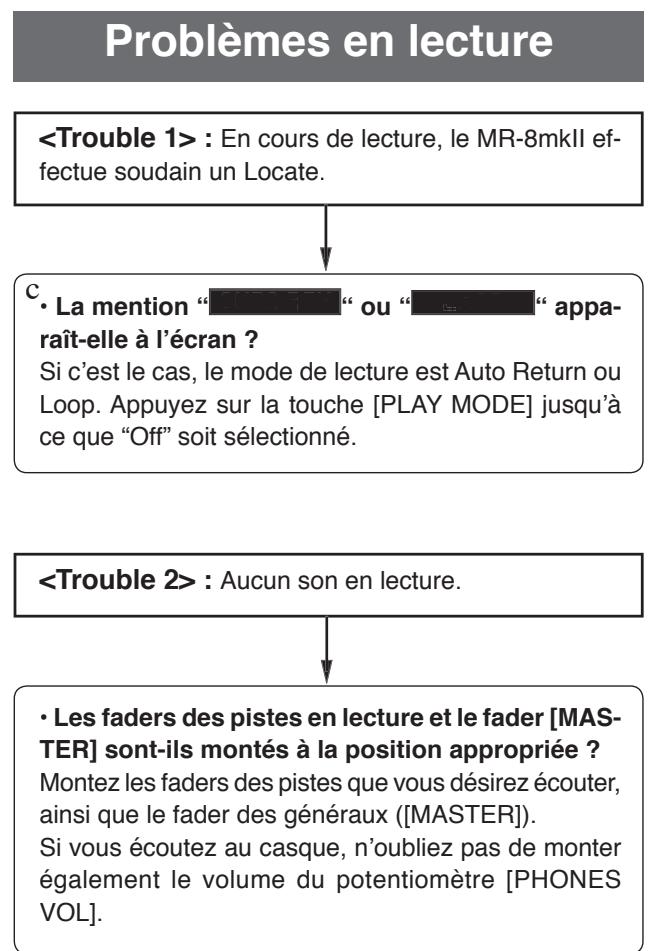 FOSTEX MR-8 MK2 - Problèmes en enregistrement - 2