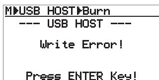 FOSTEX MR-8 MK2 - Sélectionnez "CD Burn>" avec la molette de JOG, puis validez par [MENU/ENTER]. - 6