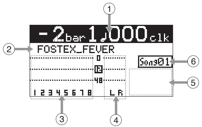 FOSTEX MR-8 MK2 - Écran Home - 1
