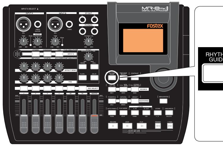 FOSTEX MR-8 MK2 - Utilisation de la fonction de Guide Rythmique - 1