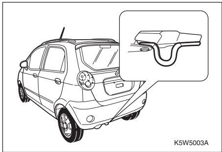 CHEVROLET MATIZ - Eillet de remorquage arrêté - 1