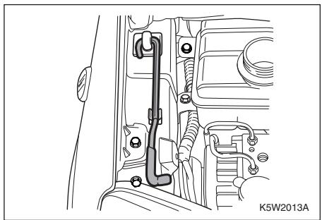 CHEVROLET MATIZ - Pour fermer le capot : - 3