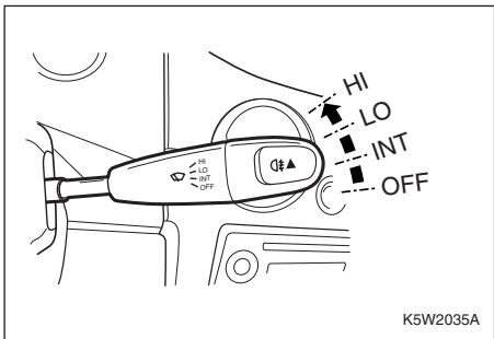CHEVROLET MATIZ - Fonction de bruine - 1
