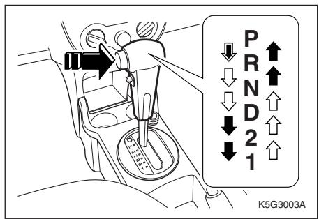 CHEVROLET MATIZ - Positions P, R et N de levier selecteur - 1