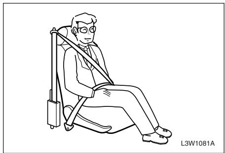 CHEVROLET MATIZ - RéGLAGE DE LA HAUTEUR DE CEINTURE DE SECURITE DU CONDUCTEUR* - 1