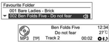 CHEVROLET AVEO - Menu CD  Recherche de dossiers - 4