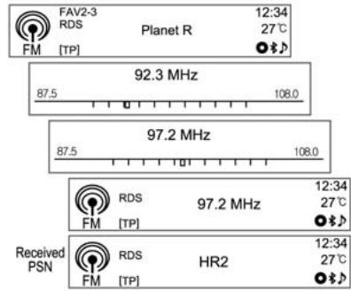 CHEVROLET AVEO - Écouter une station de radio Recherche des stations de radio - 3