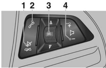 CHEVROLET AVEO - Commandes audio au volant type 1 - 1