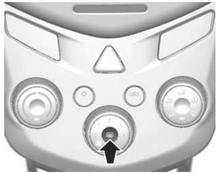 CHEVROLET AVEO - Lunette arrête chauffante - 1