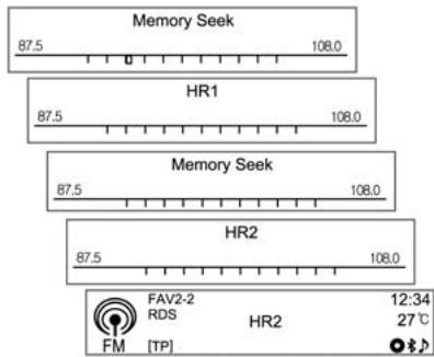 CHEVROLET AVEO - Écouter une station de radio Recherche des stations de radio - 2