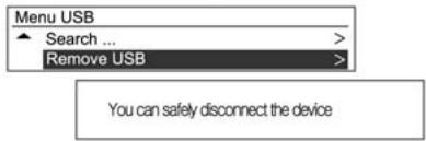 CHEVROLET AVEO - Menu USB  Retirer USB - 2