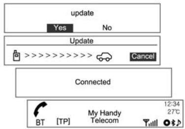 CHEVROLET AVEO - Utilisation du menu Télophone - 6