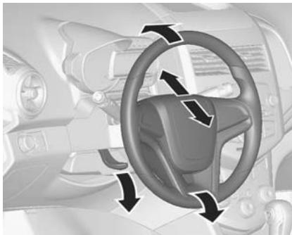 CHEVROLET AVEO - Réglage du volant - 1